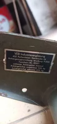 W 353 Limousine Anhängekupplung