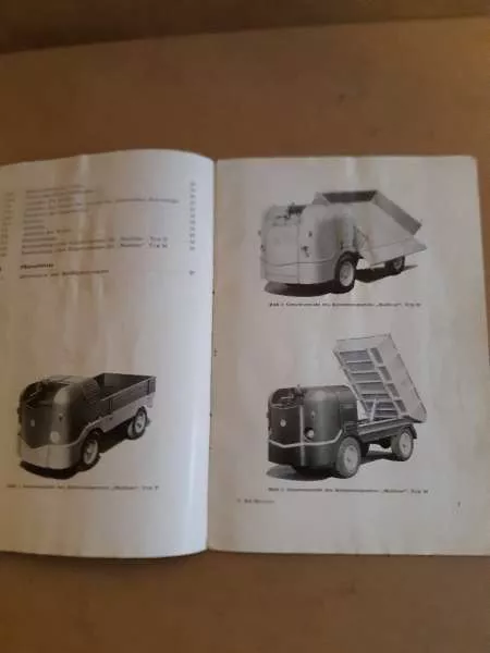 Betriebsanleitung Multicar 1963