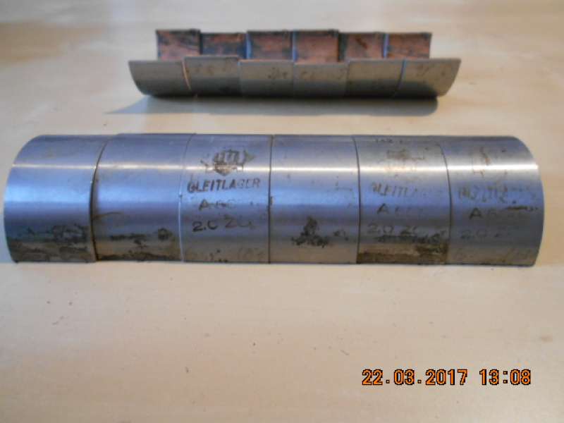 Pleuellagerschalen  Horch Sachsenring P 240 , P 3 , P 2 M , OM 6-35 und OM 6-42,5 SEMI 2.0