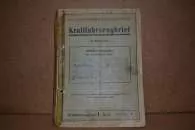 DKW F7 Kombi 1935 KFZ Brief